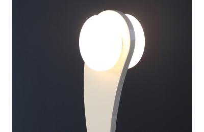  Modeline Mid Century Modern Sculpted Lacquered Floor Lamp