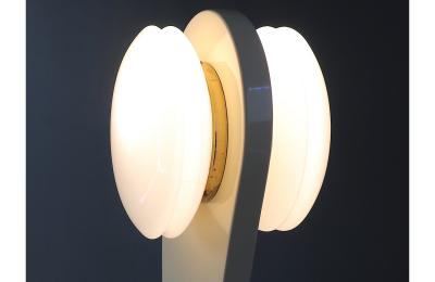  Modeline Mid Century Modern Sculpted Lacquered Floor Lamp