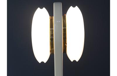  Modeline Mid Century Modern Sculpted Lacquered Floor Lamp