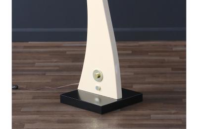  Modeline Mid Century Modern Sculpted Lacquered Floor Lamp