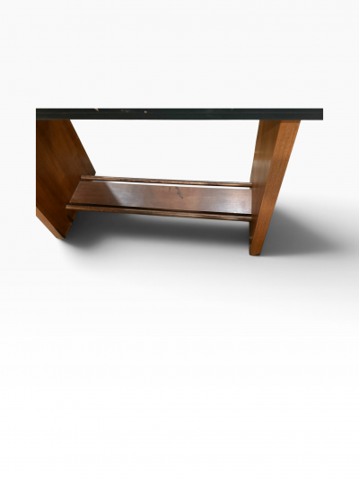  Modernage Furniture Company MODERNIST ART DECO CONVERTIBLE CONSOLE TO DINING TABLE BY MODERNAGE