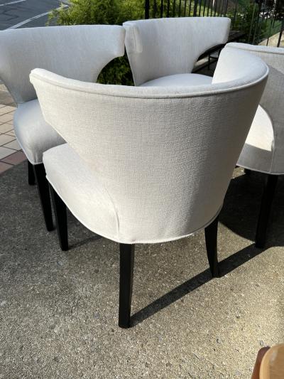  Modernage Furniture Company SUITE OF FOUR KLISMOS DINING CHAIRS BY MODERNAGE