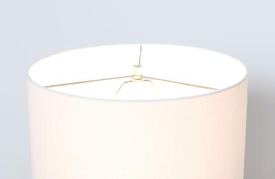  Modernera Lamp Co Mid Century Modern Sculpted Walnut Table Lamps by Modernera Co 