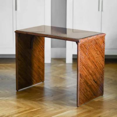  Molto bamboo writing desk with glass shelf limited edition 