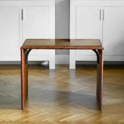  Molto bamboo writing desk with glass shelf limited edition 