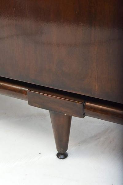  Monteverdi Young Fine American Modern Dark Walnut Executive Desk Custom Made by Monteverdi Young