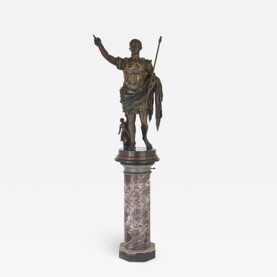  Morelli e Rinaldi Bronze figure of Augustus after Roman period original