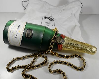  Moschino Champagne Bag Moschino Italy Trompe loeil