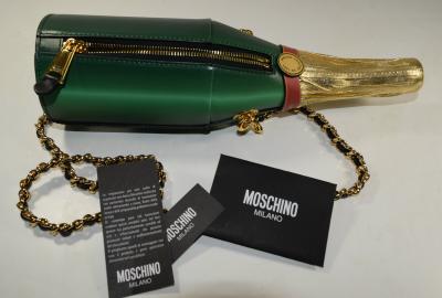  Moschino Champagne Bag Moschino Italy Trompe loeil