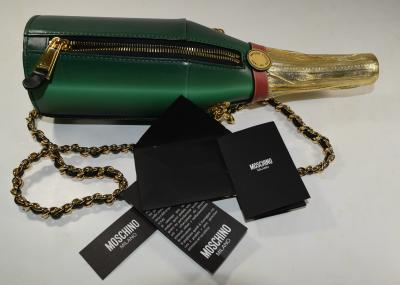  Moschino Champagne Bag Moschino Italy Trompe loeil