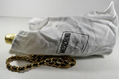  Moschino Champagne Bag Moschino Italy Trompe loeil