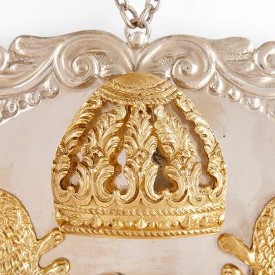  Moses Salkind Co A silver gilt Judaica Torah Breastplate or Shield by Moses Salkind Co 