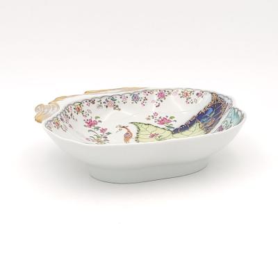  Mottahedeh Mottahedeh Tobacco Leaf Shell Dish Vintage