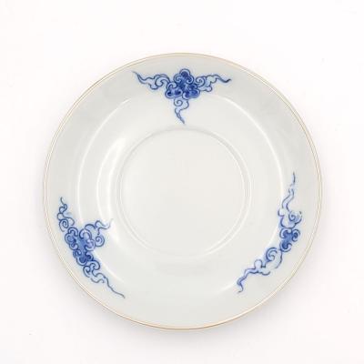  Mottahedeh Set of Eleven Mottahedeh Blue Dragon Coffee Cups and Saucers