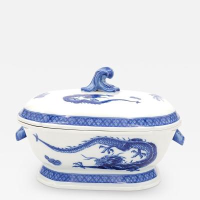  Mottahedeh Vintage Mottahedeh Blue Dragon Tureen