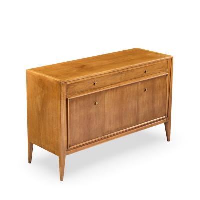  Mount Airy Furniture Company Mount Airy Facade Mid Century Walnut and Brass Credenza