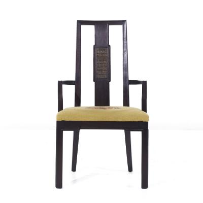  Mount Airy Furniture Company Mount Airy Janus Mid Century Captains Dining Chairs Pair