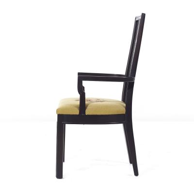  Mount Airy Furniture Company Mount Airy Janus Mid Century Captains Dining Chairs Pair
