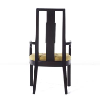 Mount Airy Furniture Company Mount Airy Janus Mid Century Captains Dining Chairs Pair