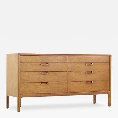  Mount Airy Furniture Company Mount Airy Janus Mid Century Walnut 8 Drawer Dresser