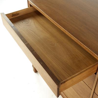  Mount Airy Furniture Company Mount Airy Janus Mid Century Walnut 8 Drawer Dresser