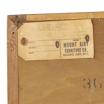  Mount Airy Furniture Company Mount Airy Janus Mid Century Walnut 8 Drawer Dresser