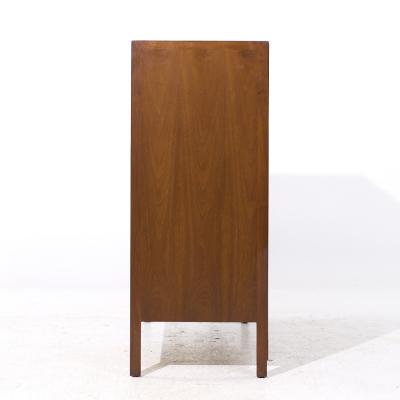  Mount Airy Furniture Company Mount Airy Janus Mid Century Walnut Gentlemans Chest Highboy Dresser