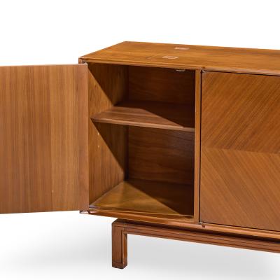  Mount Airy Furniture Company Mount Airy Style Mid Century Walnut Harlequin Credenza