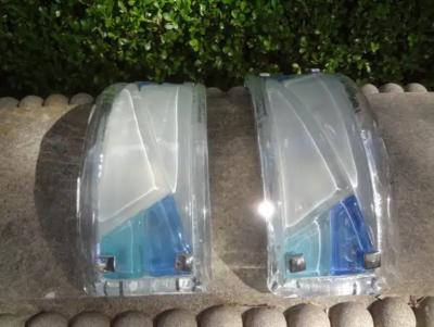  Murano 5 Pair of Mid Century Modern Cubist Murano Sconces