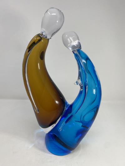  Murano Amati Lovers Sculpture from Murano Italy