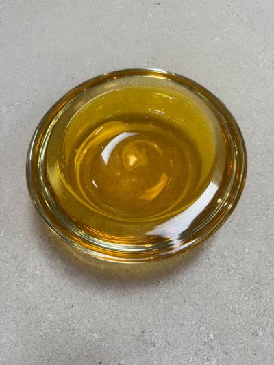  Murano Canary Murano Glass Bowl Italy 1970s