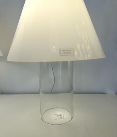  Murano Due Lamp full Murano Glass Shade by Murano Due Italy 1980s
