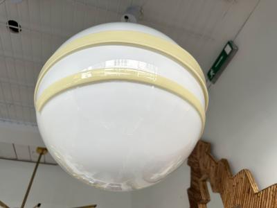  Murano Due Saturn Ball Murano Glass Pendant Lighting by Murano Due Italy 1990s