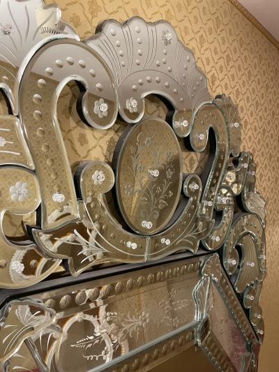  Murano Foyer Entryway Pier Mirror and Shelf Ensemble from Murano