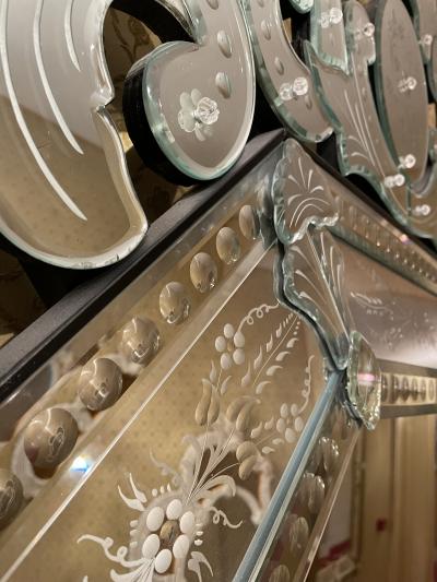  Murano Foyer Entryway Pier Mirror and Shelf Ensemble from Murano