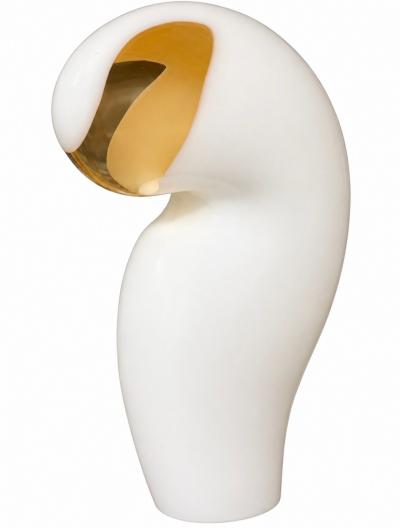  Murano Gino Vistosi Murano Ghost Table Lamp Italy 1970