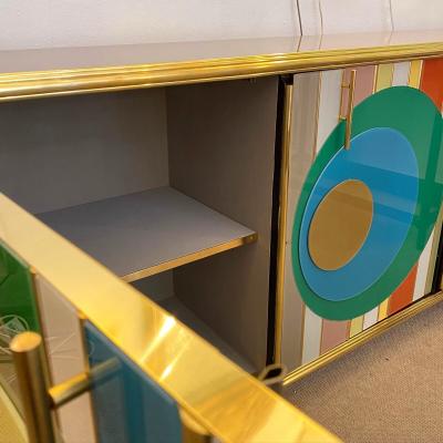  Murano Glass CIRCLES Murano glass sideboard
