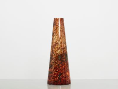  Murano Glass Large Murano glass inclusion vase 1970