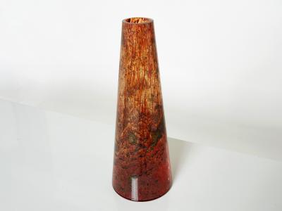  Murano Glass Large Murano glass inclusion vase 1970