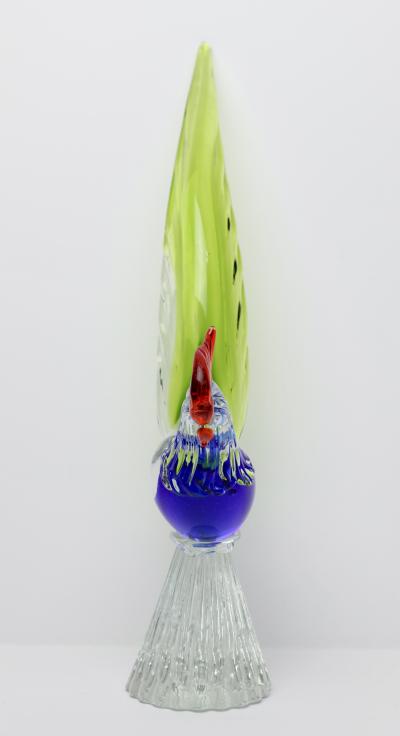  Murano Glass Murano Art Glass Sculpture of a Pheasant Italy 1960