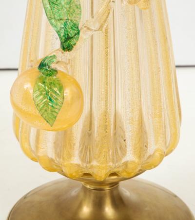  Murano Glass Sommerso 1960s Murano Glass Table Lamp