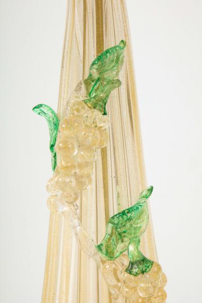  Murano Glass Sommerso 1960s Murano Glass Table Lamp