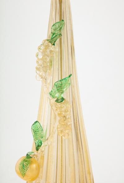  Murano Glass Sommerso 1960s Murano Glass Table Lamp