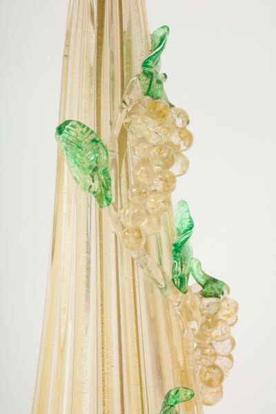  Murano Glass Sommerso 1960s Murano Glass Table Lamp