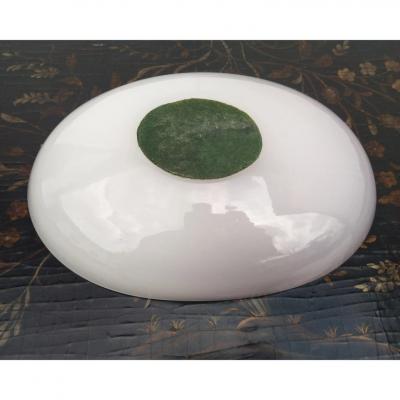 Murano Glass Sommerso Murano Dual Toned Hand Blown Glass Centerpiece