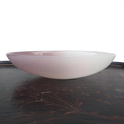  Murano Glass Sommerso Murano Dual Toned Hand Blown Glass Centerpiece