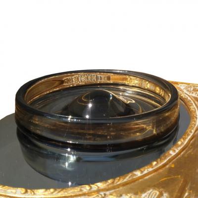  Murano Glass Sommerso Murano Sommerso Decorative Bowl