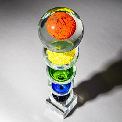  Murano Hand Blown Glass Art Object Murano Glass Italy 2nd Half 20th Century