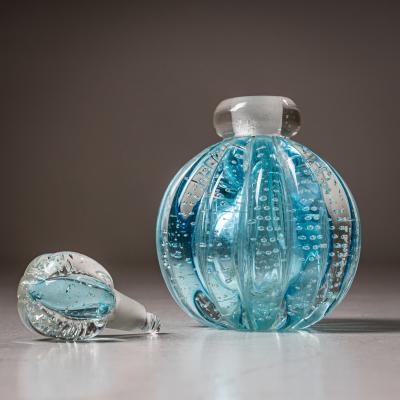  Murano Hollywood Regency Style Murano Glass Bottles Italy Mid 20th Century