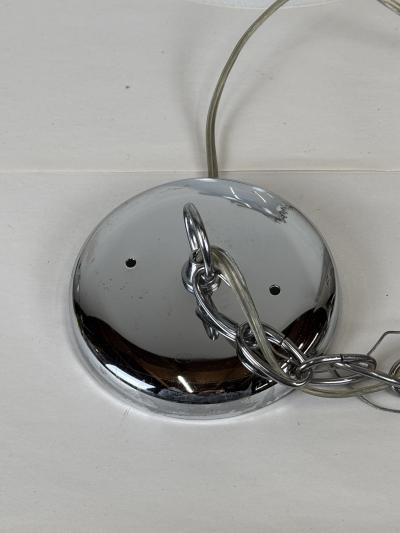  Murano Large Milky Murano Glass Pendant